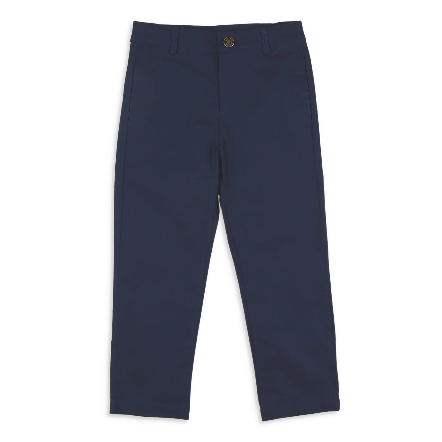 Boys Button Pants - Navy Twill