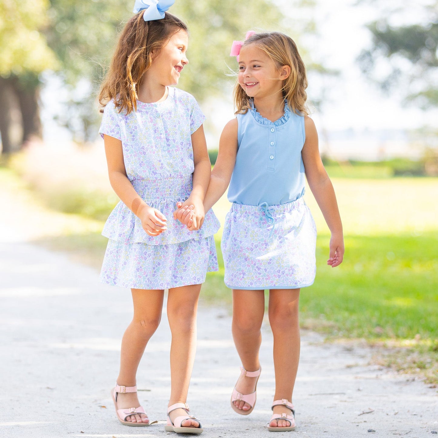 Girls Smocked Waist Dress - Kiawah (SAMPLE)