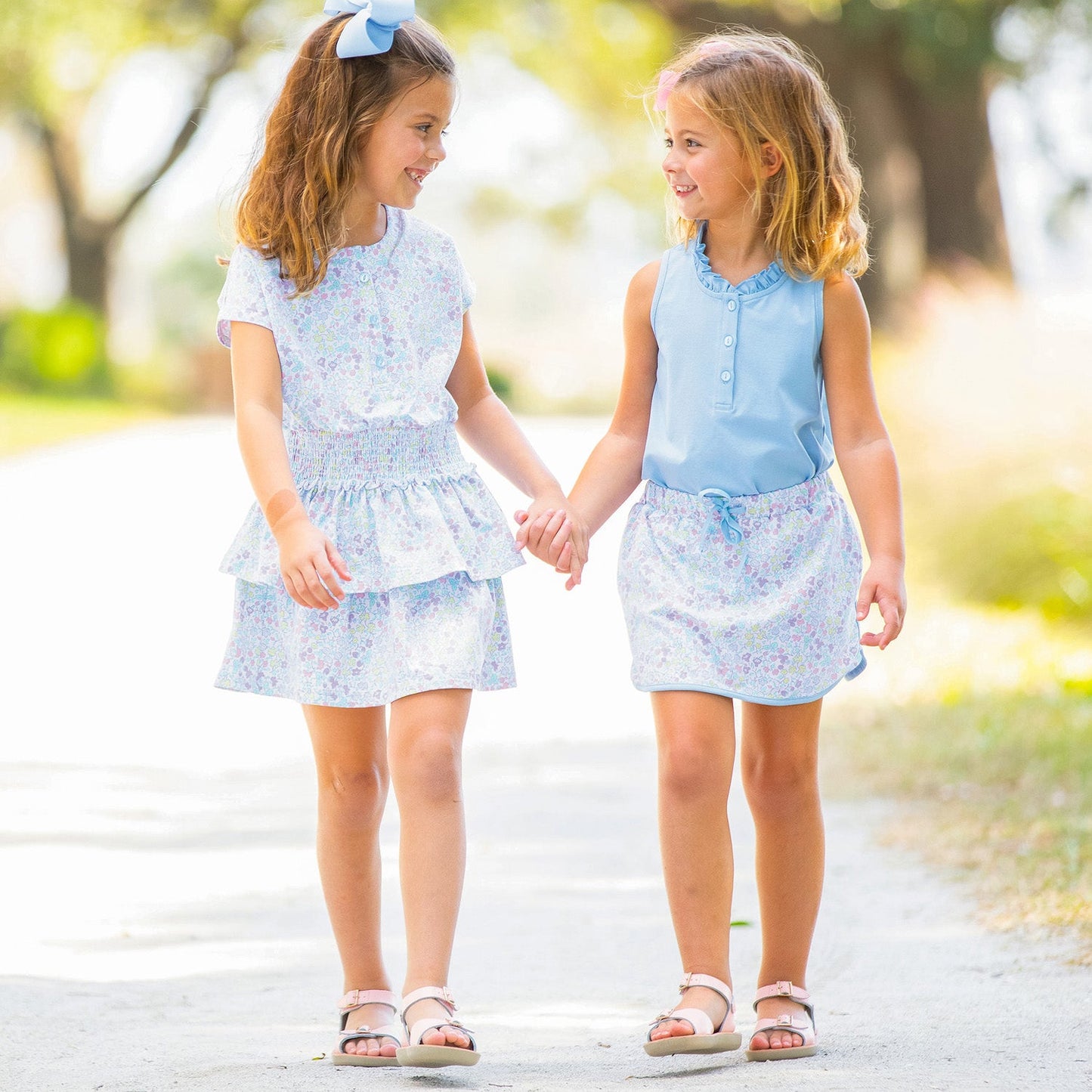 Girls Smocked Waist Dress - Kiawah (SAMPLE)