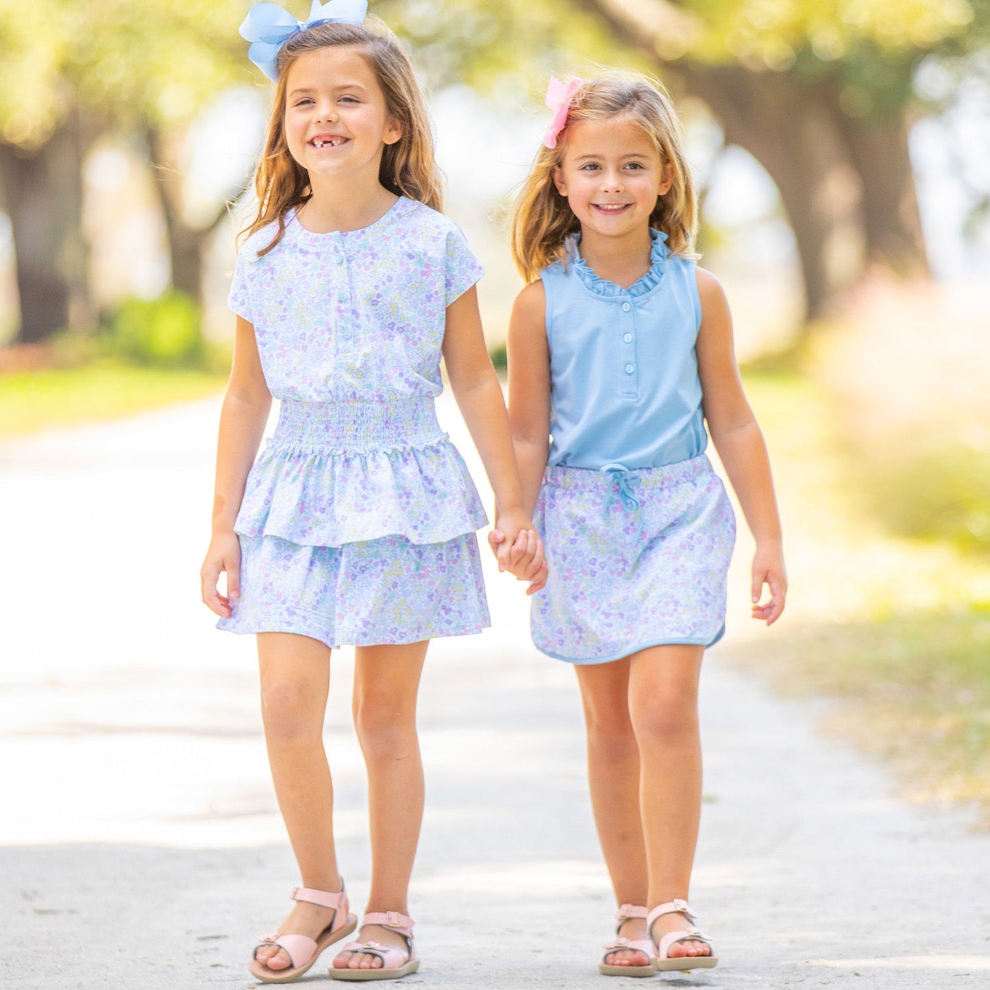 Girls Smocked Waist Dress - Kiawah (SAMPLE)