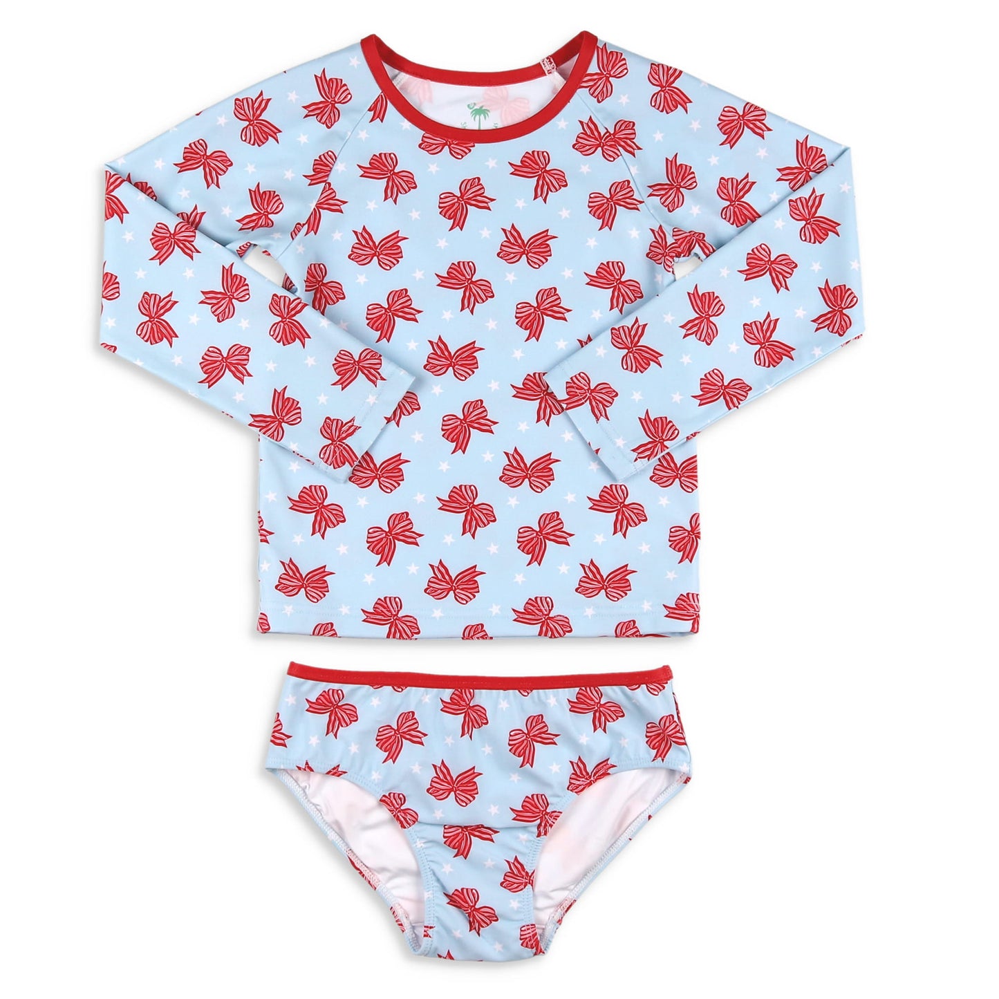 Girls Rash Guard Suit - America