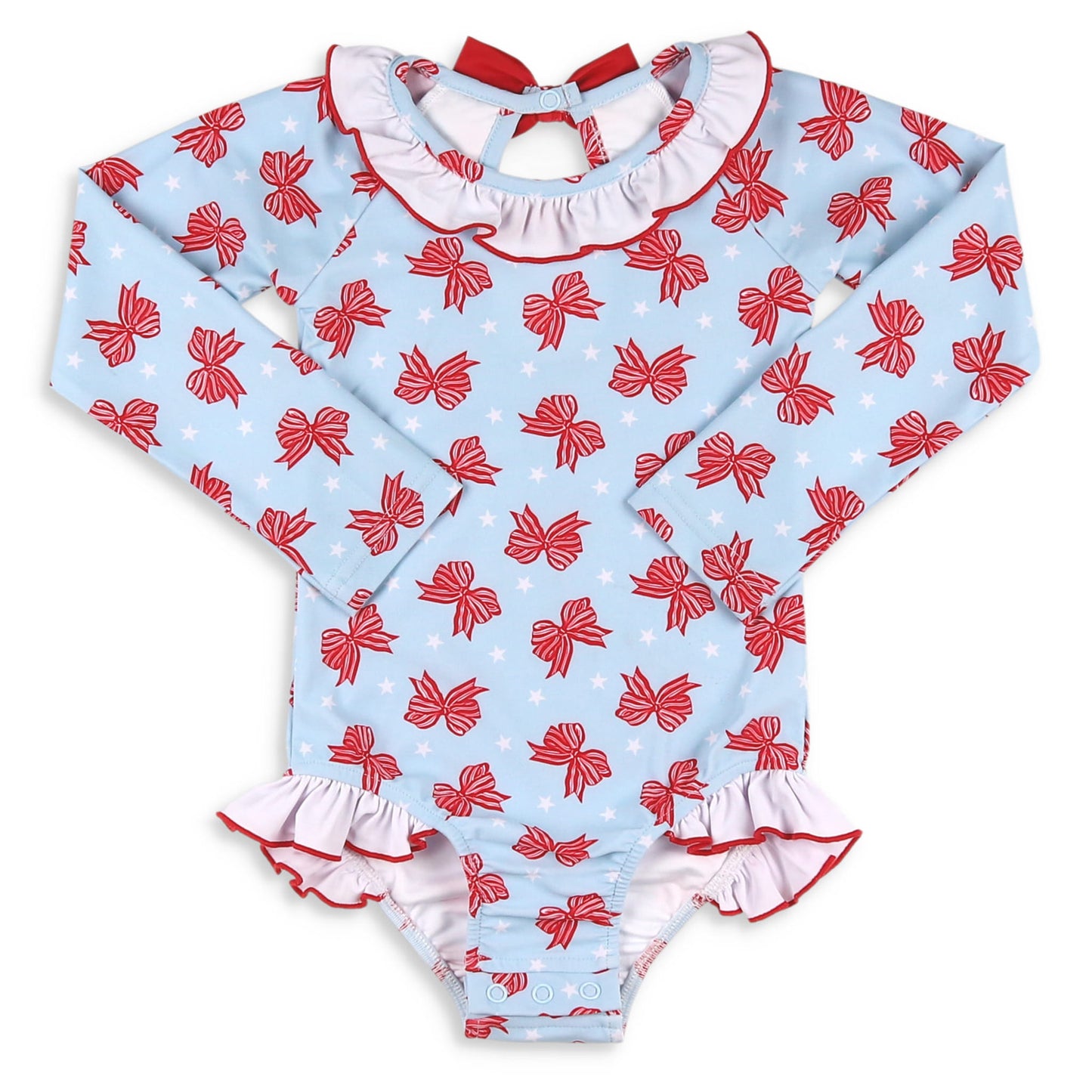 Girls Rash Guard Suit - America