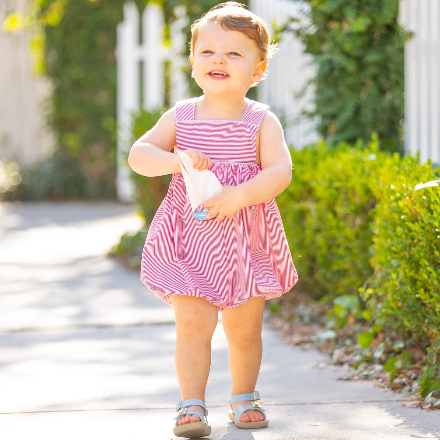 Boys Stripe Bubble - Americana