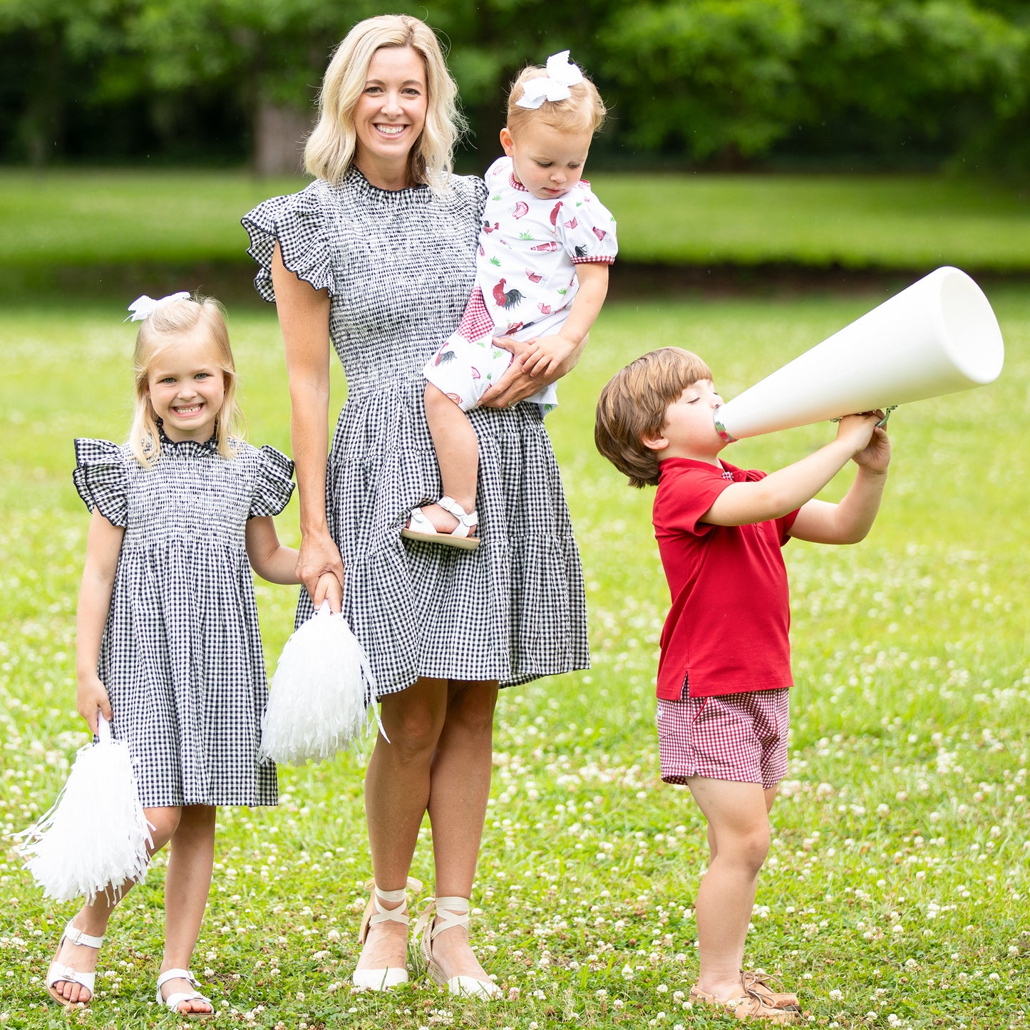 Womens Dress - Black Check