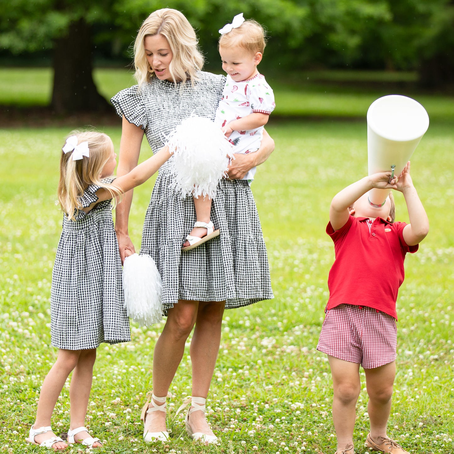 Womens Dress - Black Check