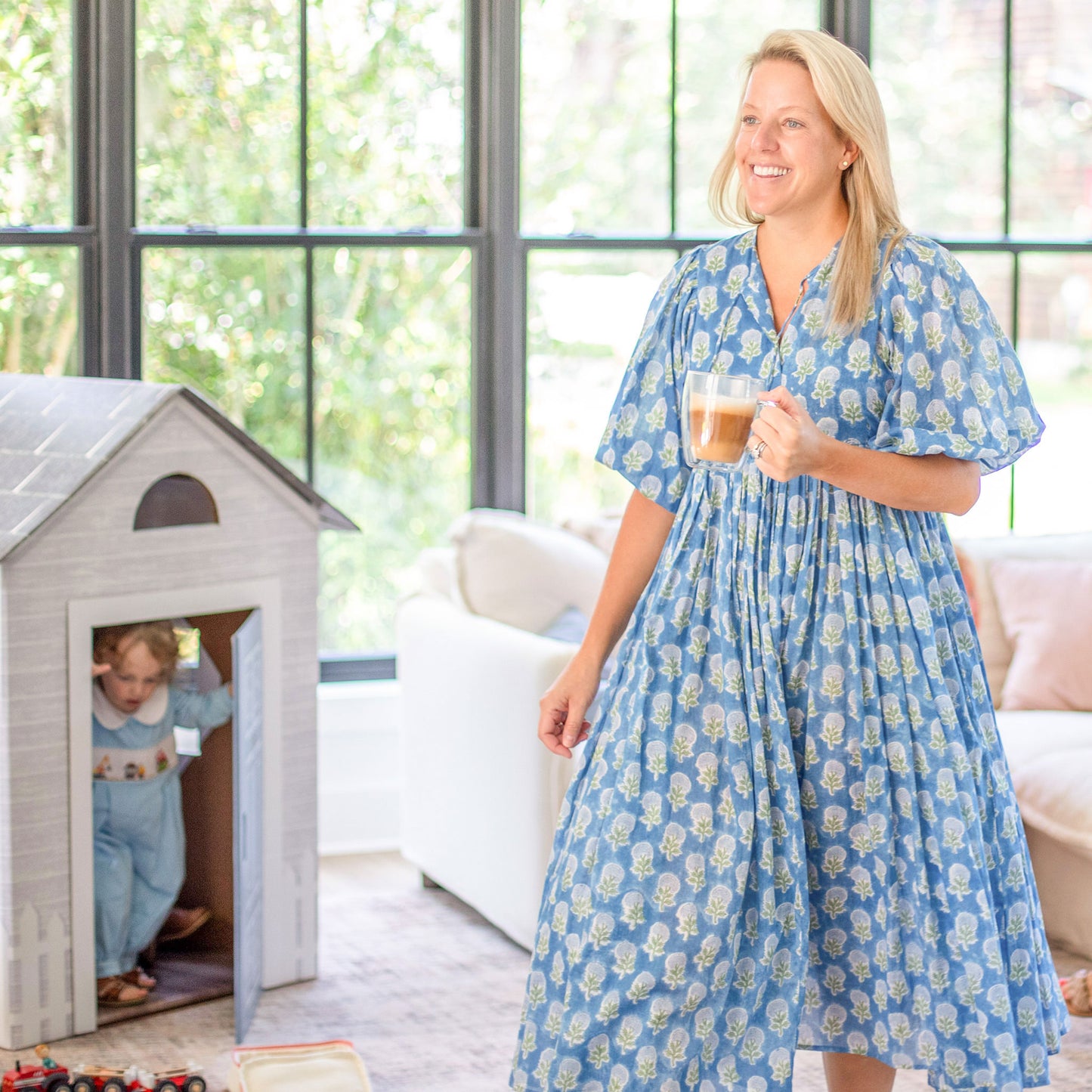 Blueberry Margot Dress