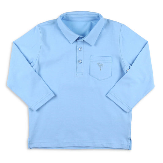 Boys Polo - Blue Lagoon