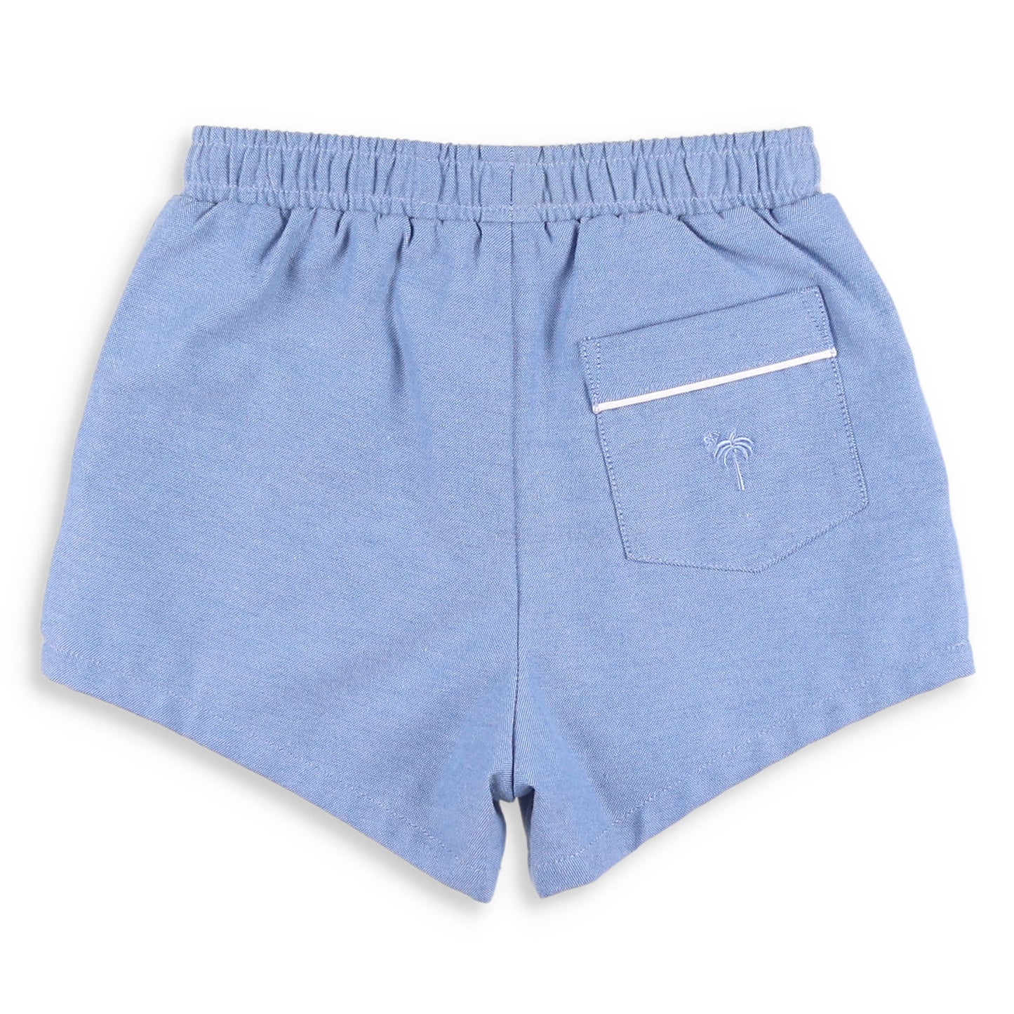 Boys Shrimp Shorts - Blue Oxford