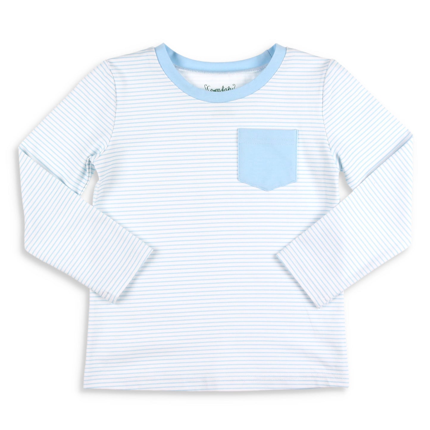 Blue Stripe Pocket Tshirt