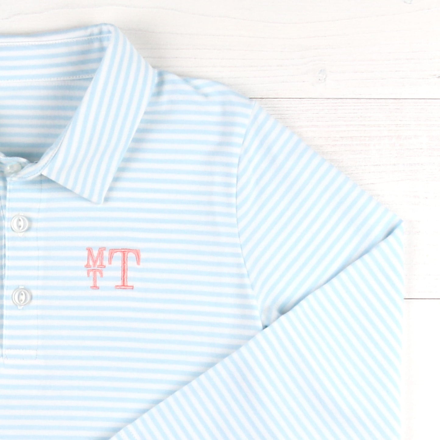 Miller Blue Stripe Polo