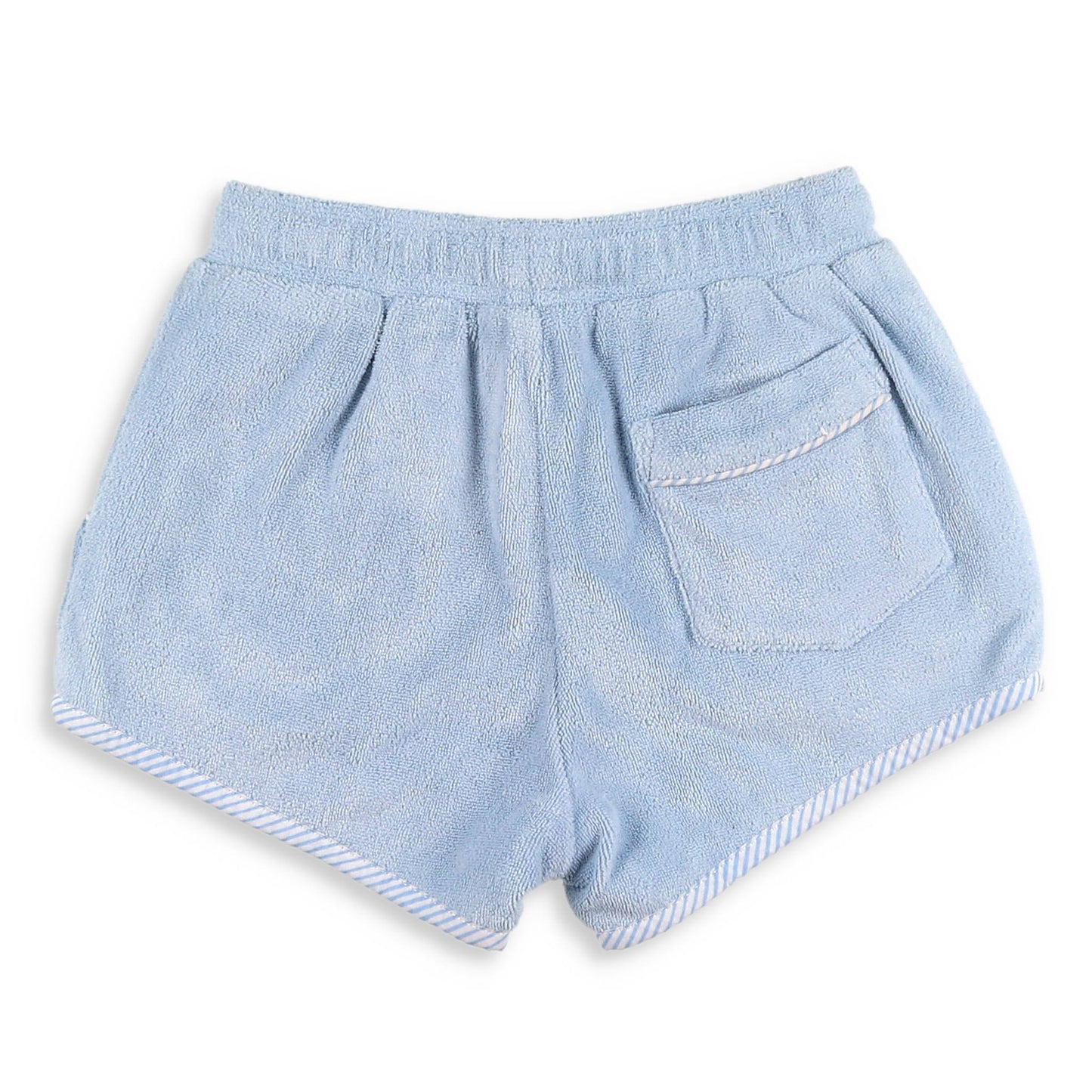 Blue Terry Shorts