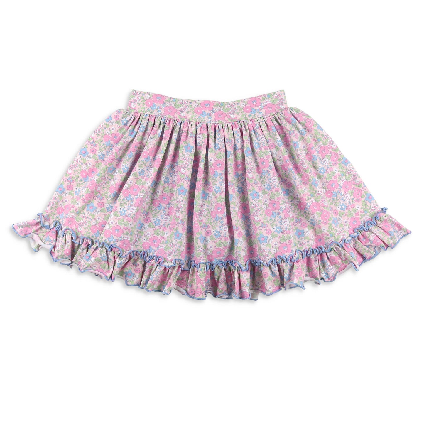 Girls Flowy Skort - Blushing Blooms