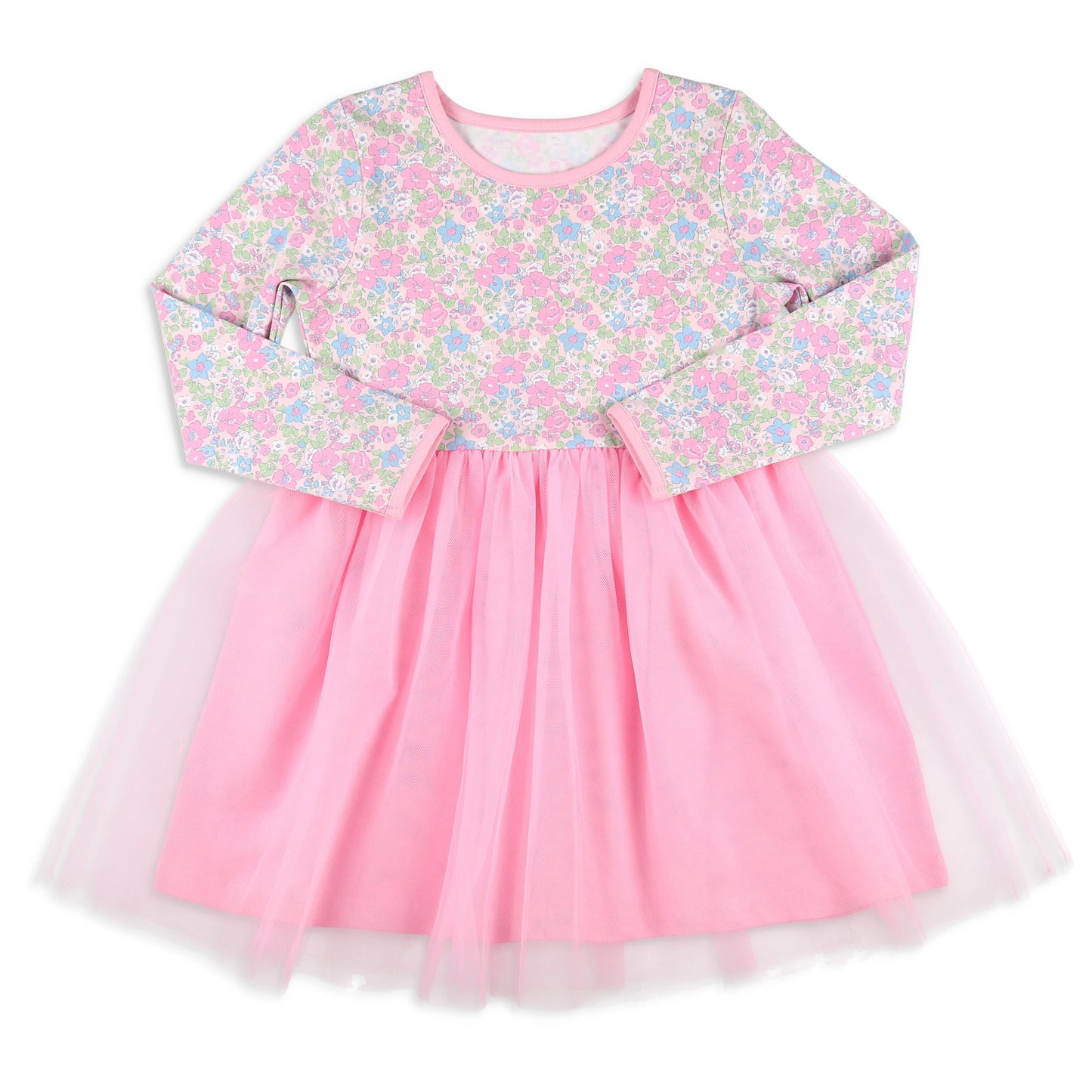 Girls Tutu Dress - Blushing Blooms