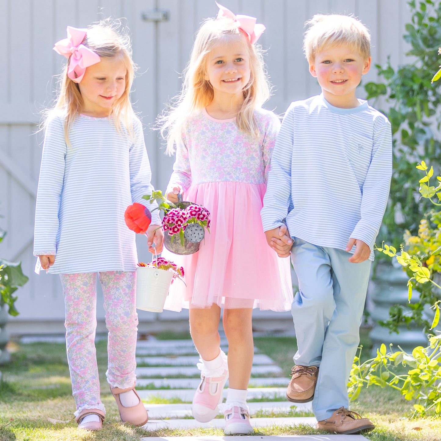 Girls Tutu Dress - Blushing Blooms