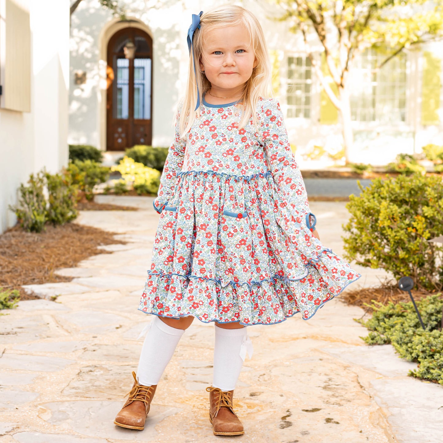 Boone Floral Twirl Dress