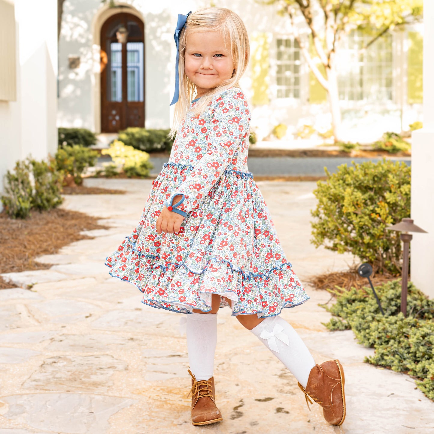 Boone Floral Twirl Dress