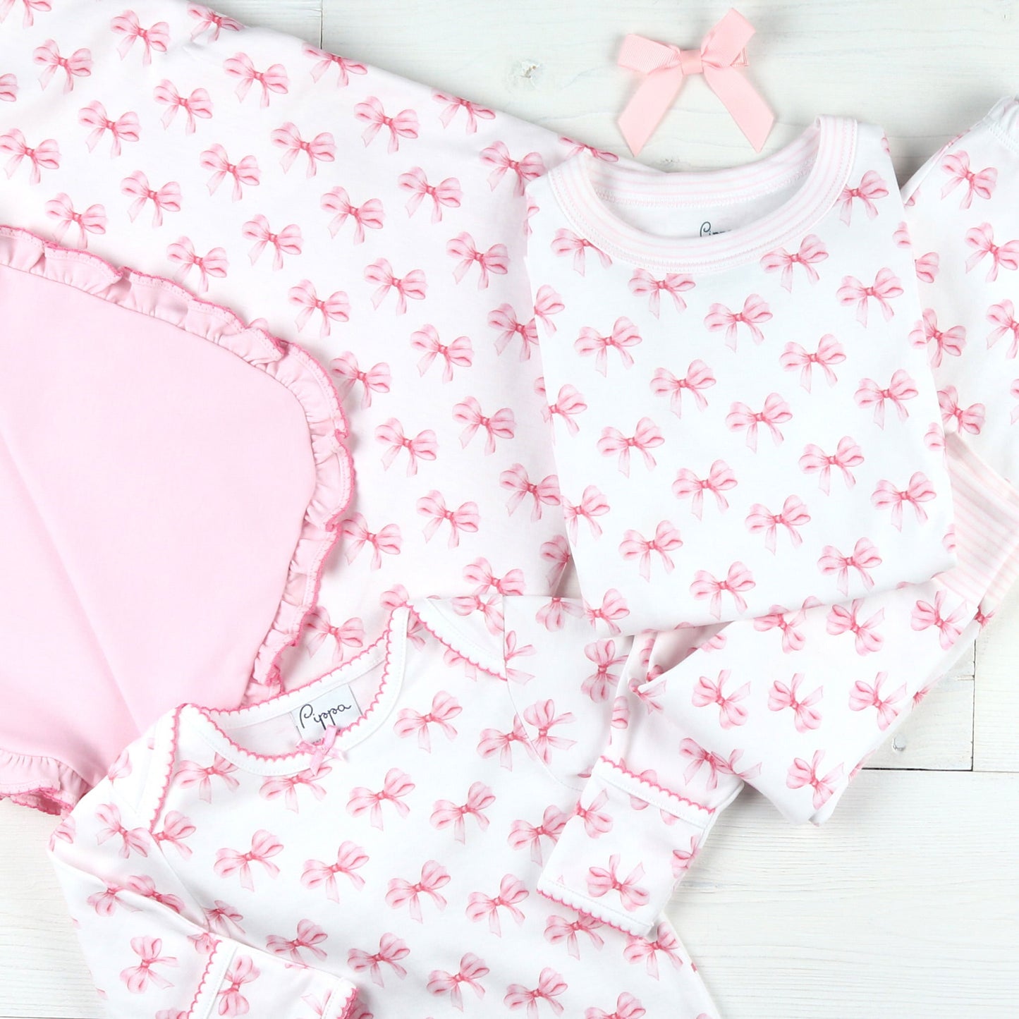 Blushing Beauty Pima Baby Blanket