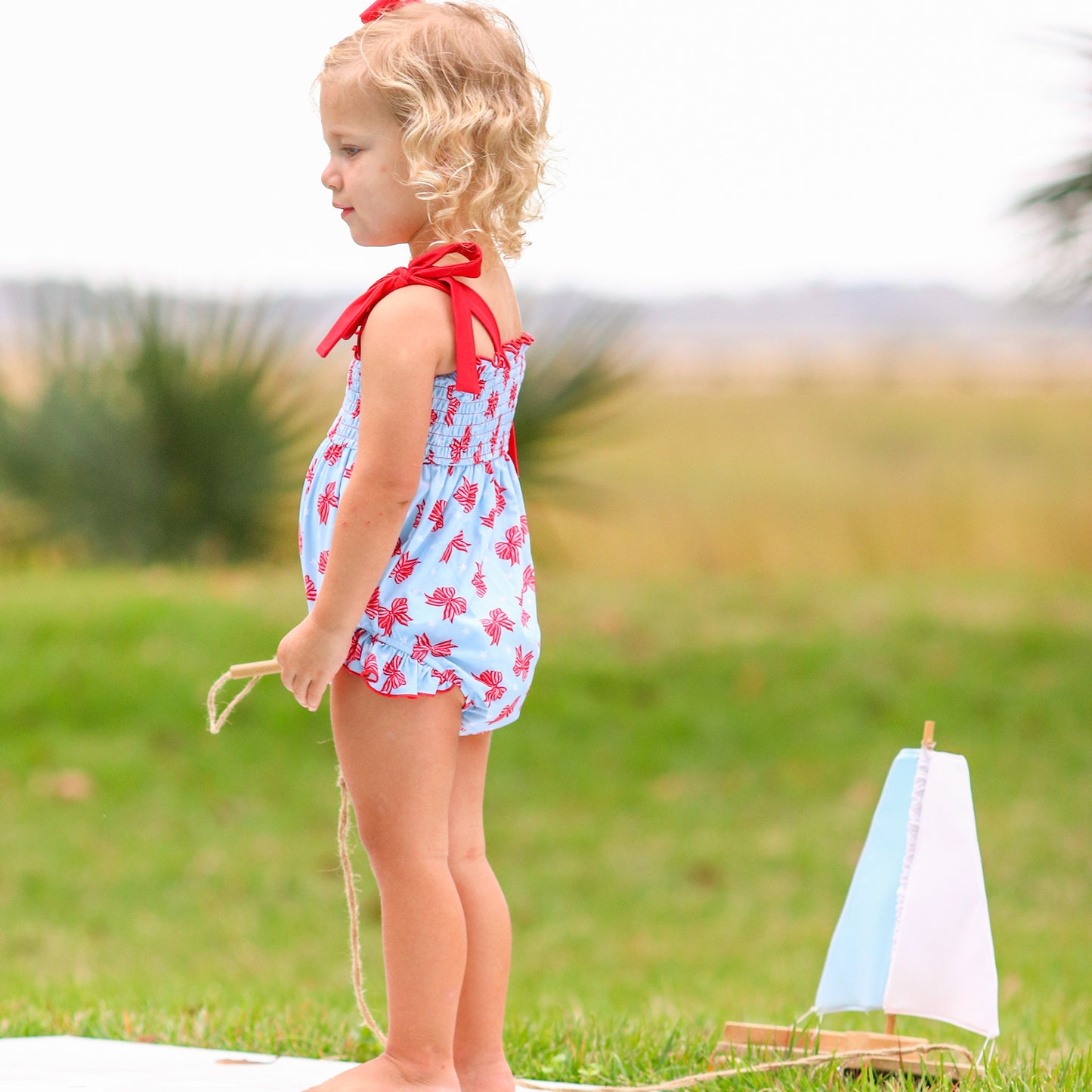 Girls Bubble Suit - America