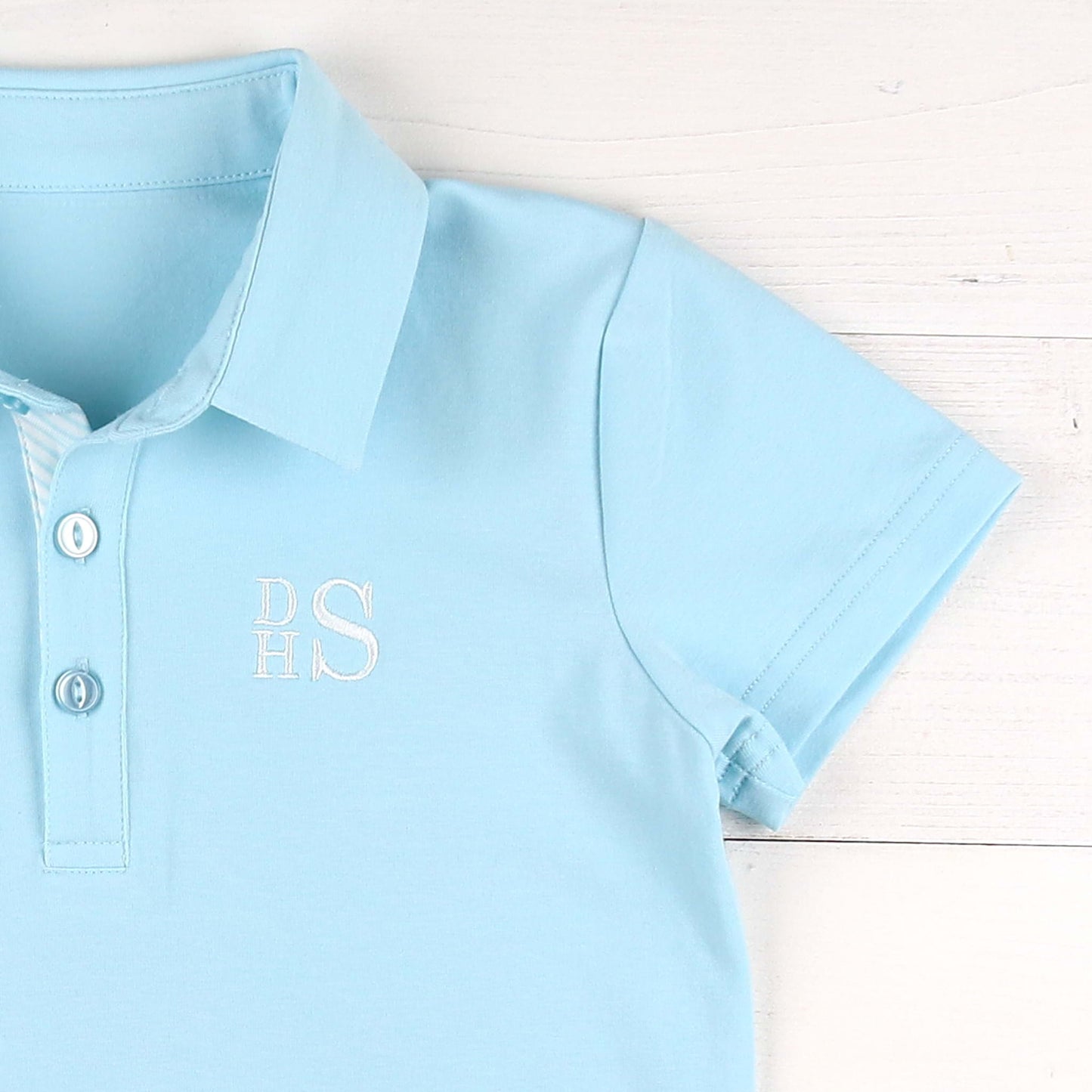 Miller Blue Short Sleeve Polo