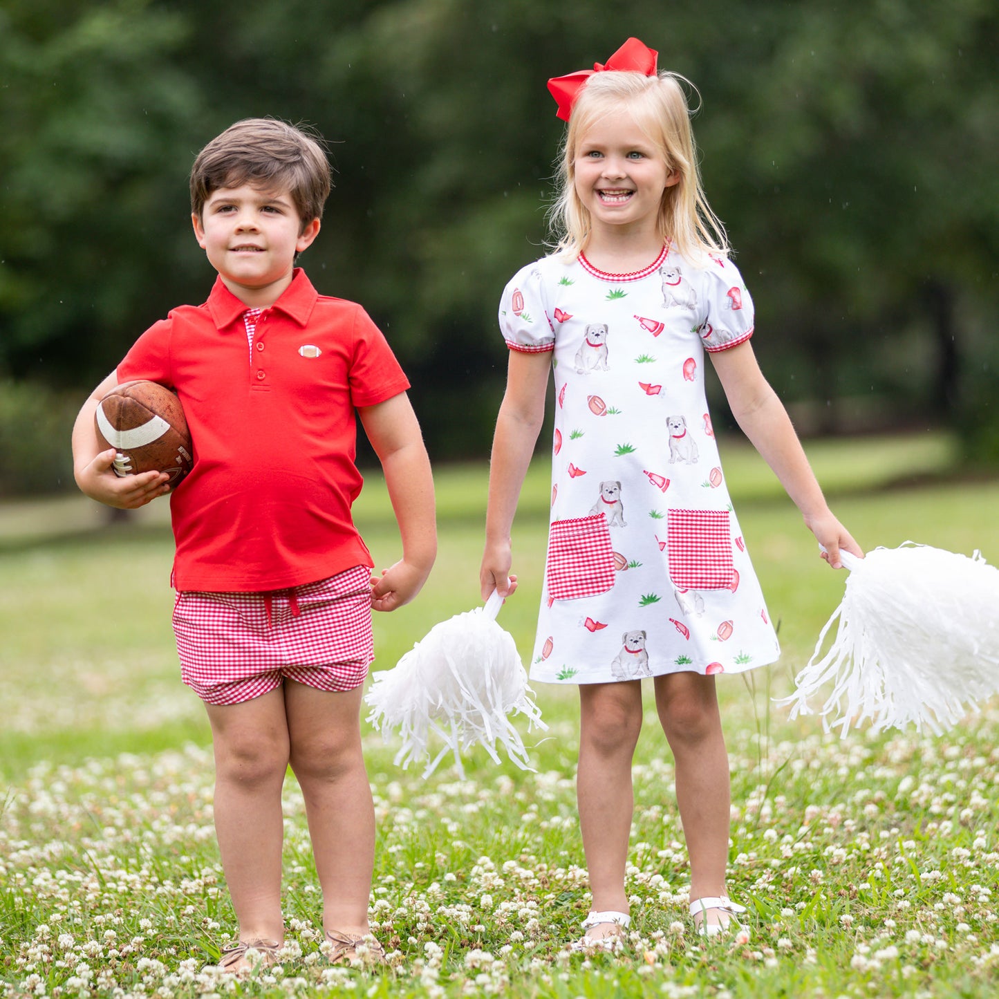 Girls Gameday Play Dress - Bulldogs