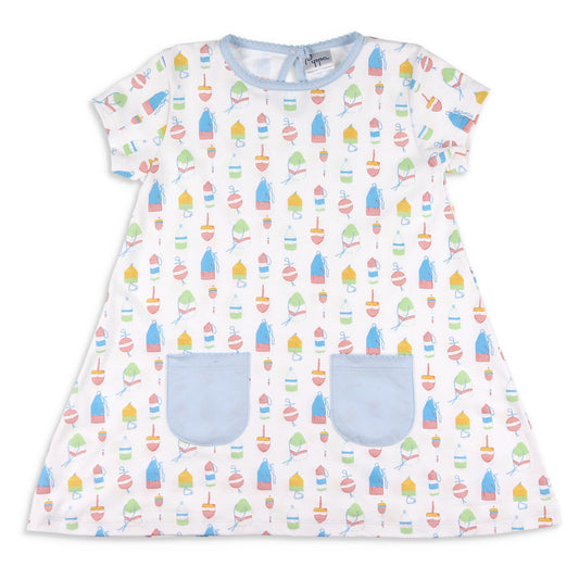 Girls Pima Playdress - Buoy