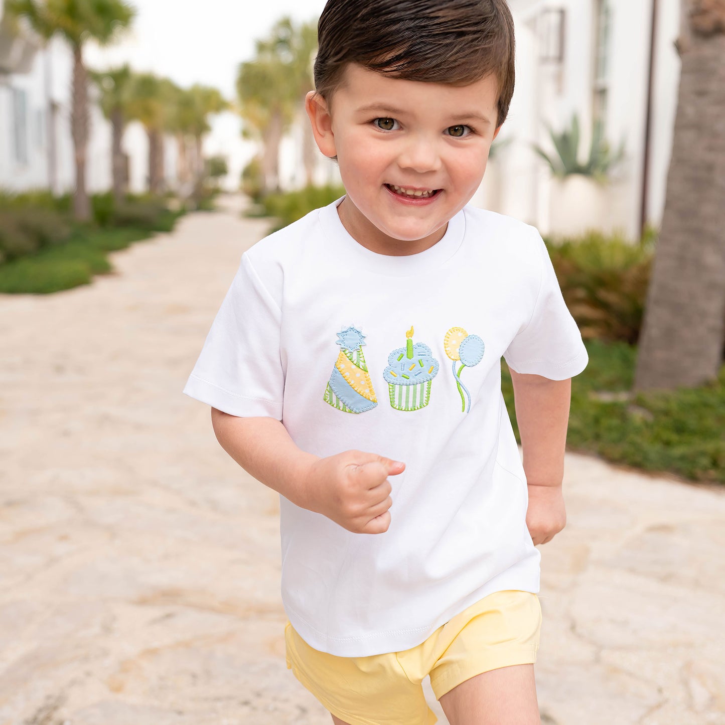 Boys Applique Shirt - Celebrate