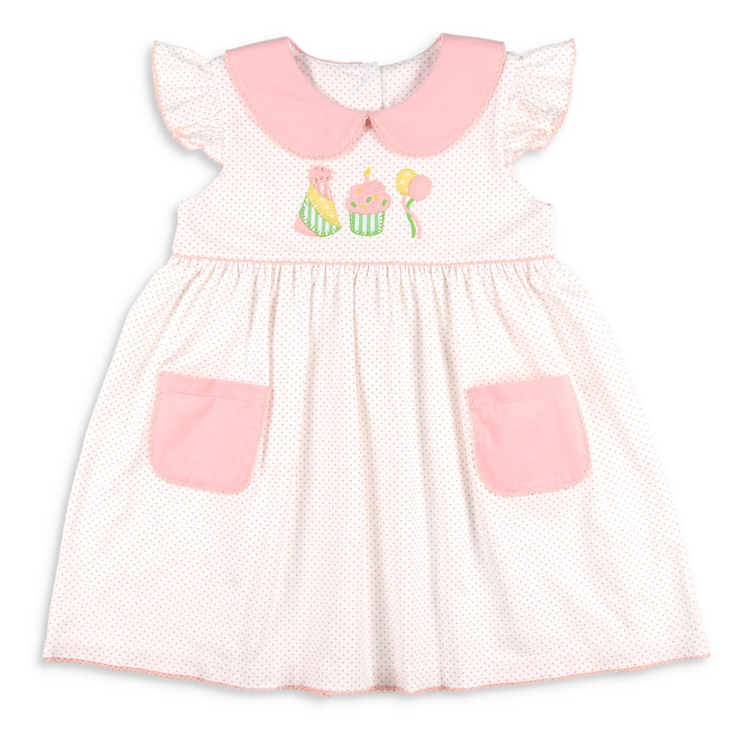 Girls Collar Dress - Celebrate