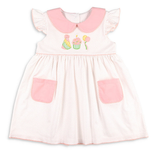 Girls Collar Dress - Celebrate