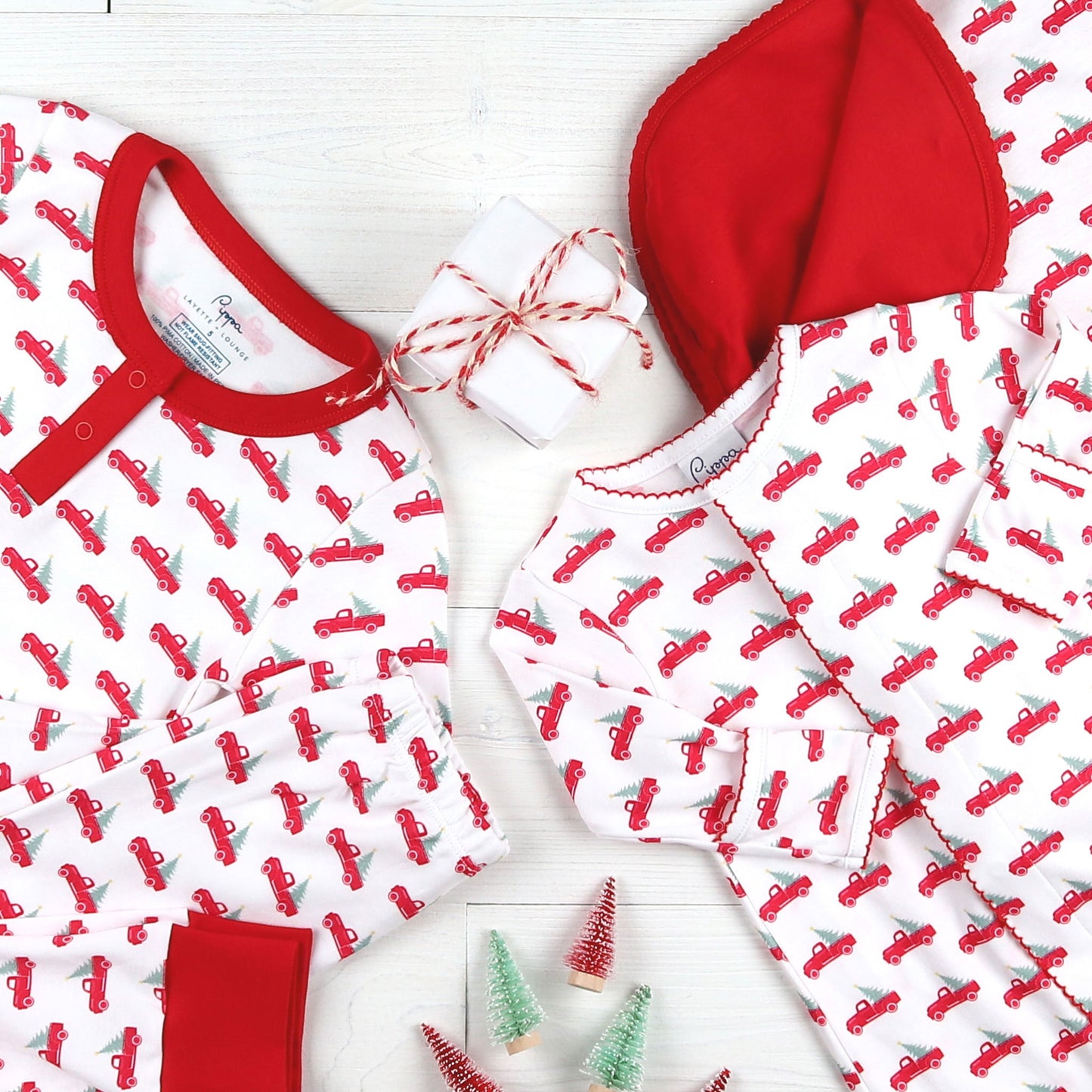 Christmas Trucks Pima Loungewear