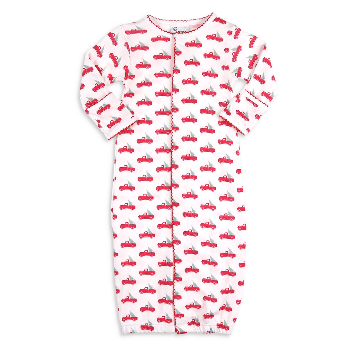 Christmas Trucks Pima Converter Gown