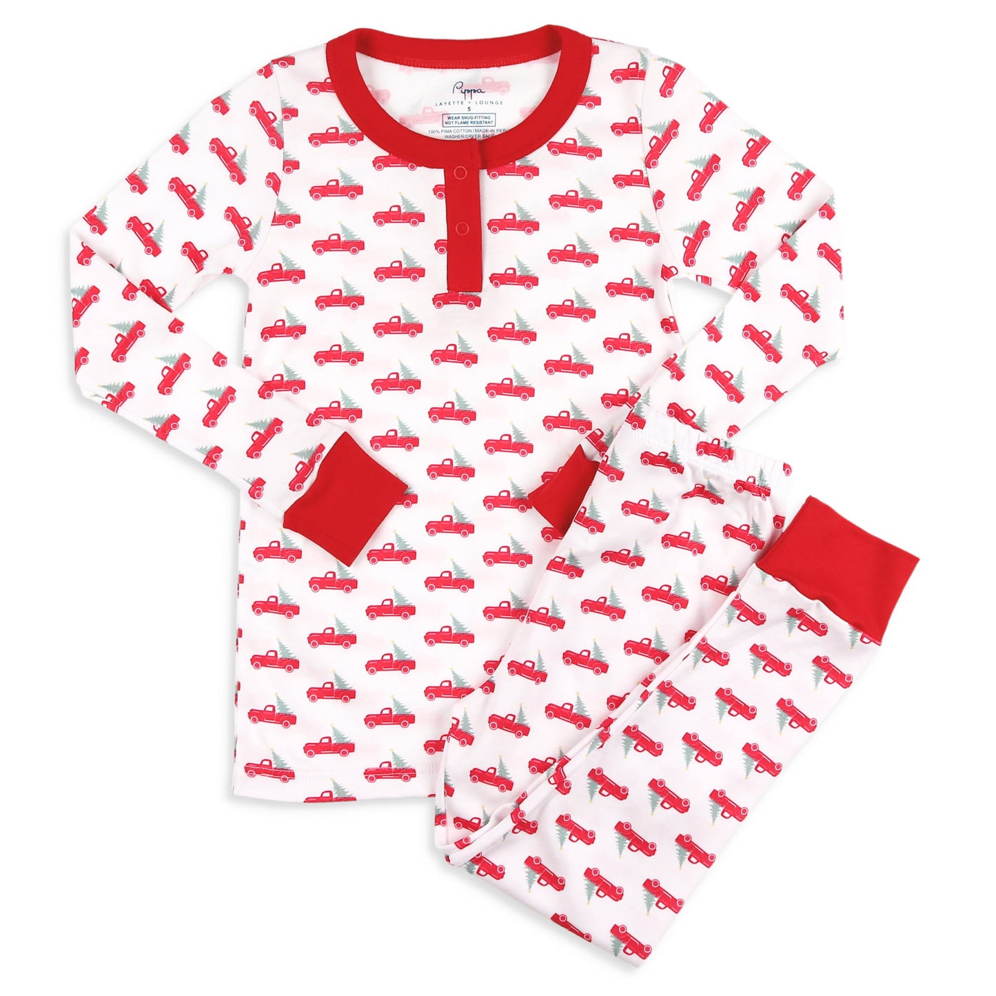 Christmas Trucks Pima Loungewear