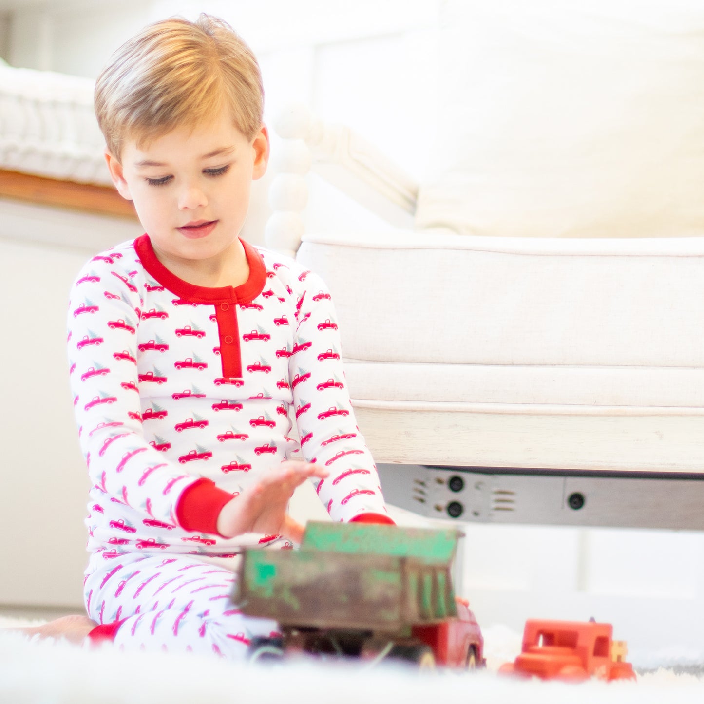 Christmas Trucks Pima Loungewear