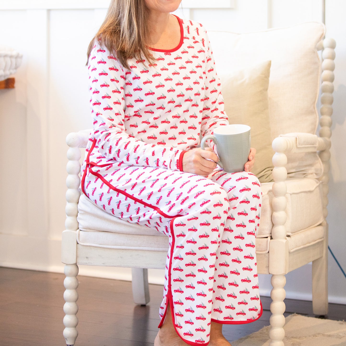 Christmas Trucks Pima Women's Loungewear