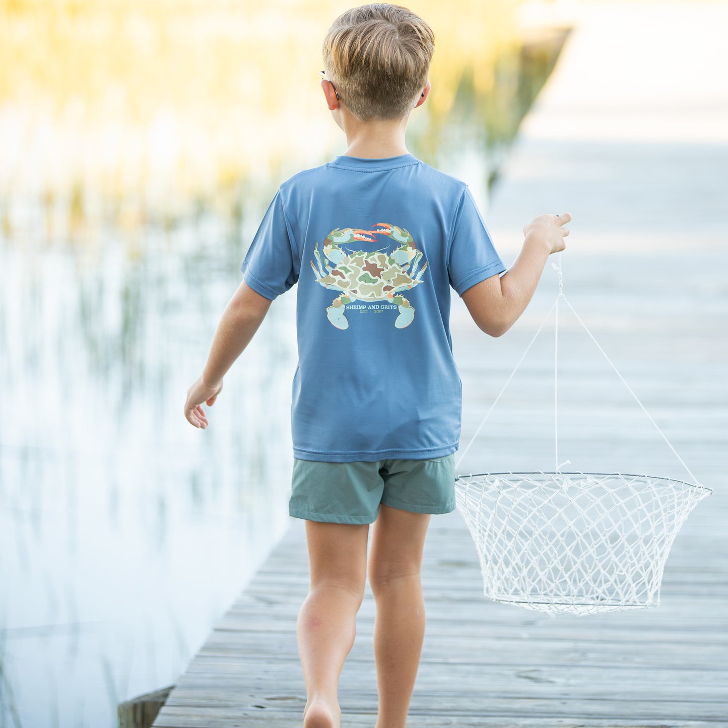 Crab Hunt Performance Graphic Tee