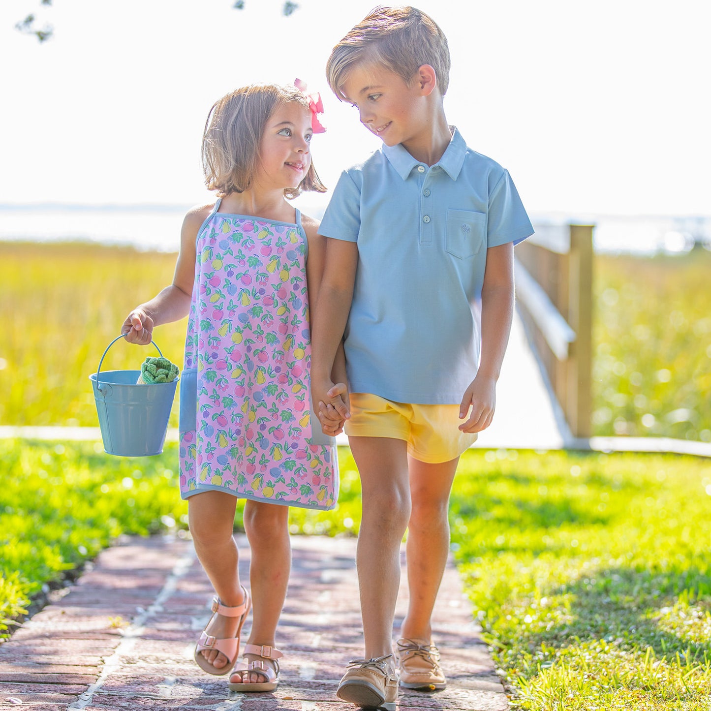 Girls Tank Dress Set - Coconut Grove