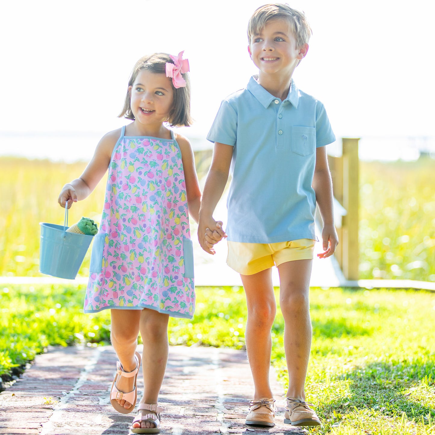 Girls Tank Dress Set - Coconut Grove