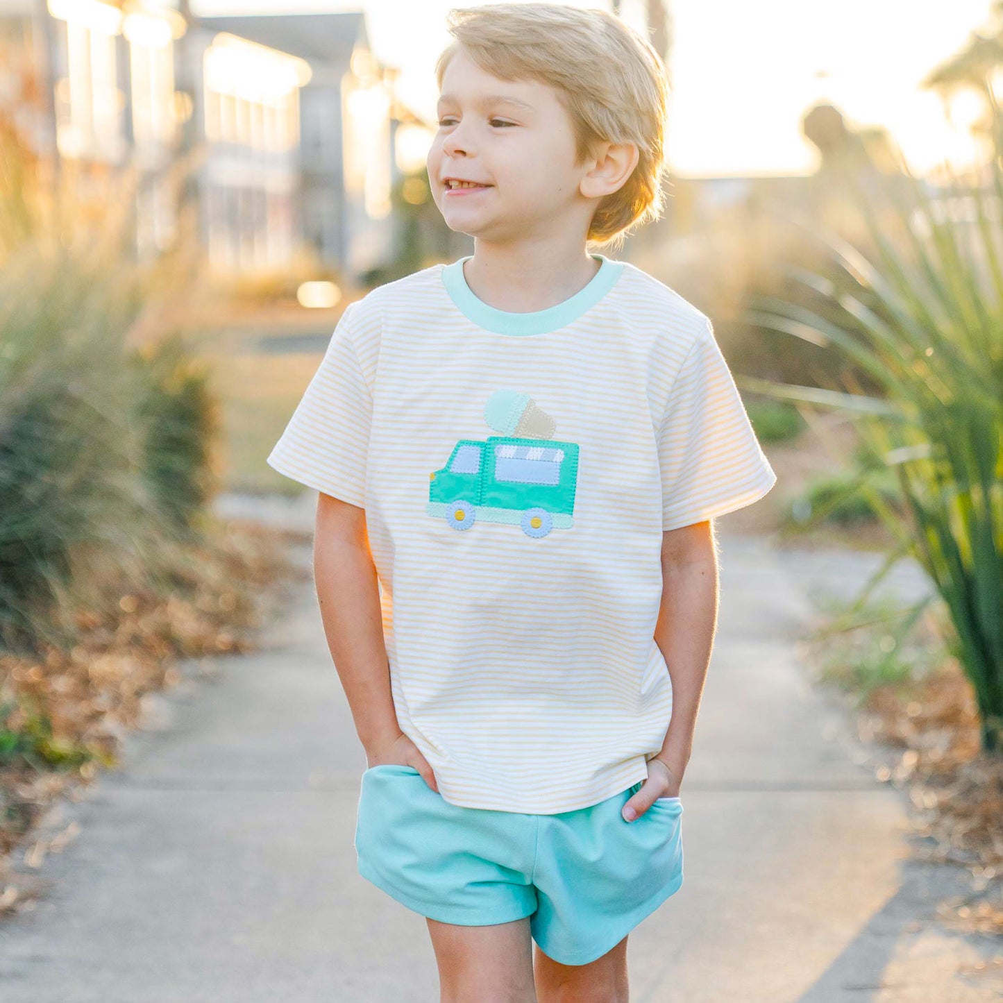 Boys Applique T Shirt - Cone Carnival