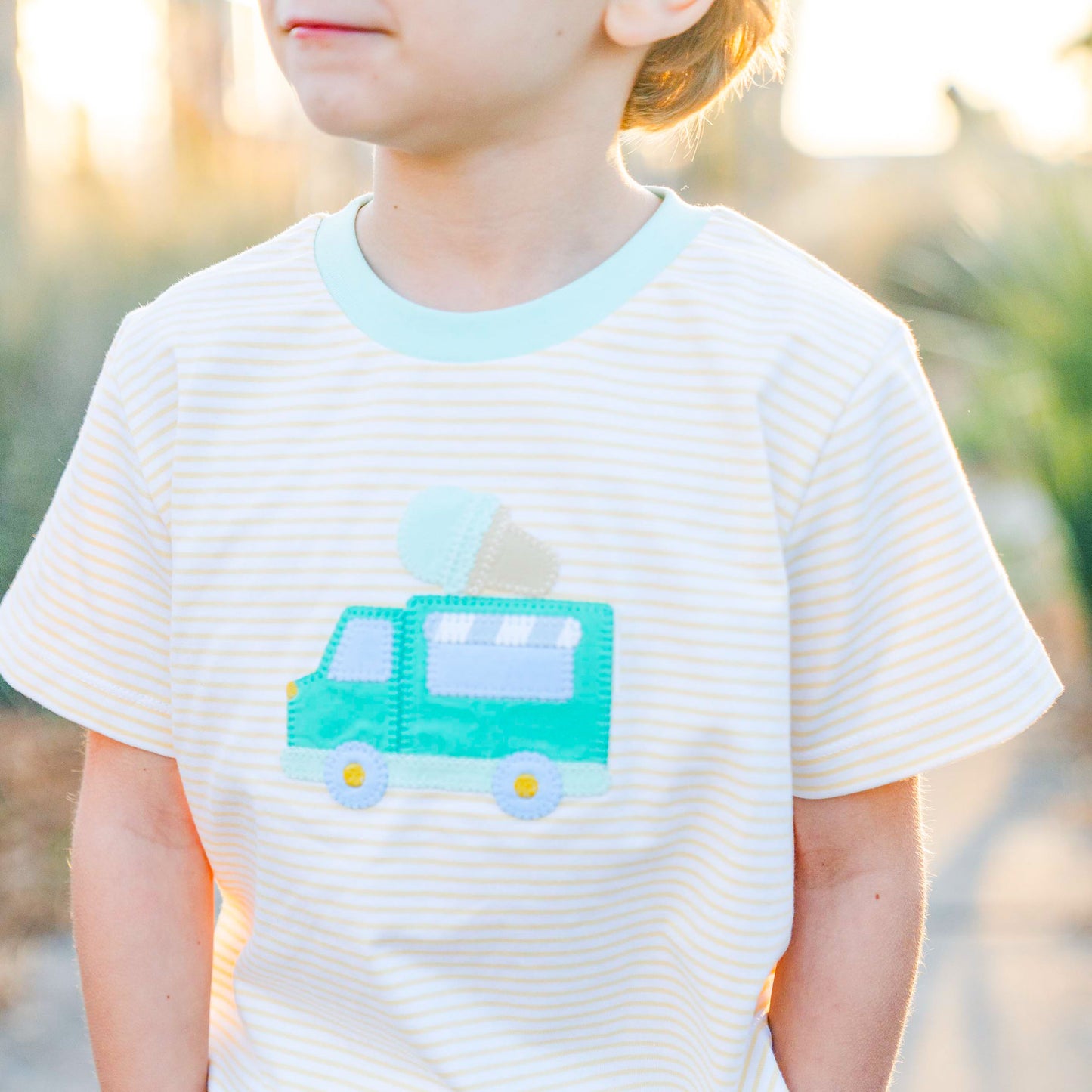 Boys Applique T Shirt - Cone Carnival