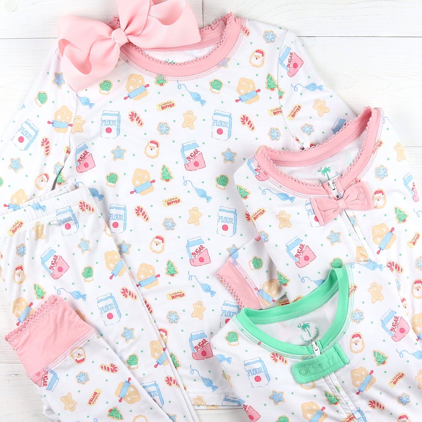 Pink Bamboo Onesie - Cookie Crew