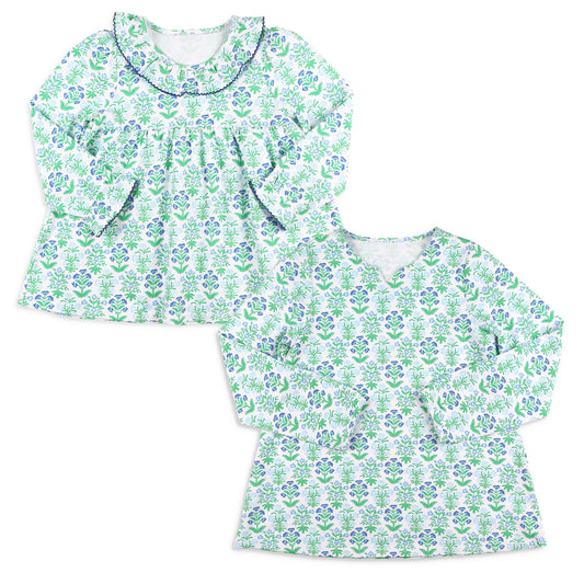 Girls Top - Cornflower Blue