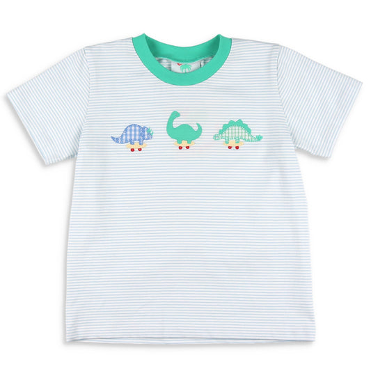 Boys Applique Shirt - Dino Dudes