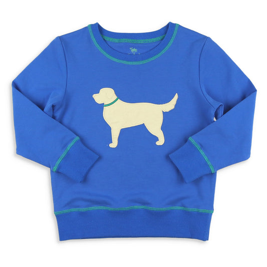 Boys Blue Sweatshirt - Dog
