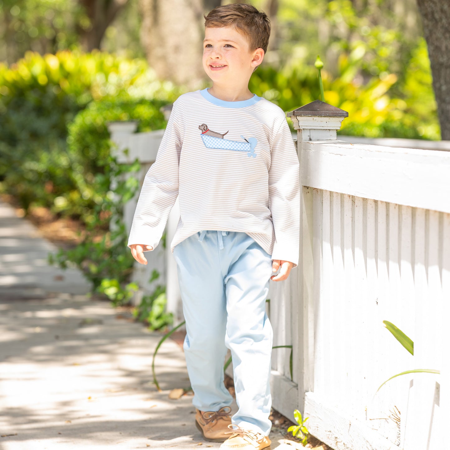 Boys Applique Shirt - Dock Dog
