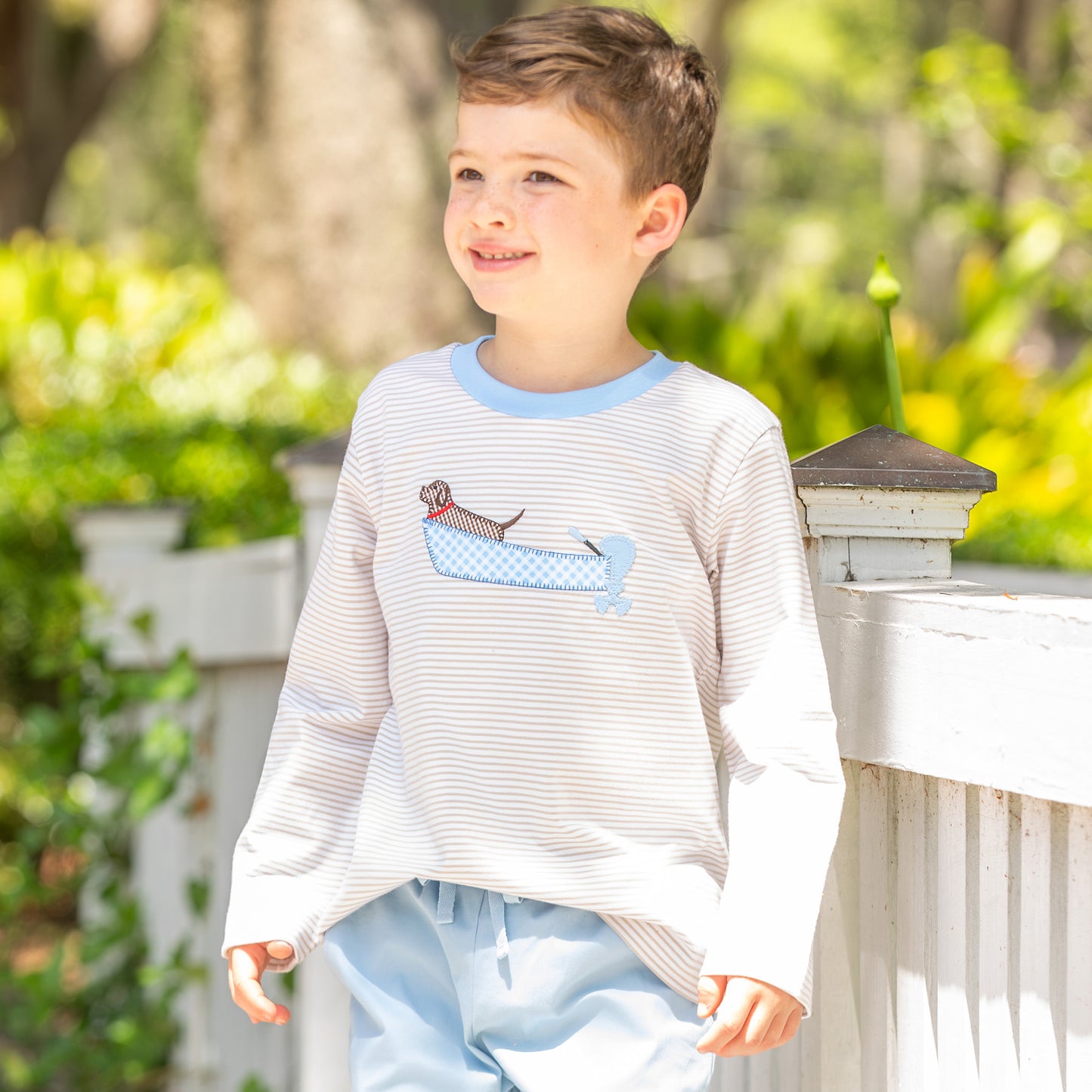 Boys Applique Shirt - Dock Dog
