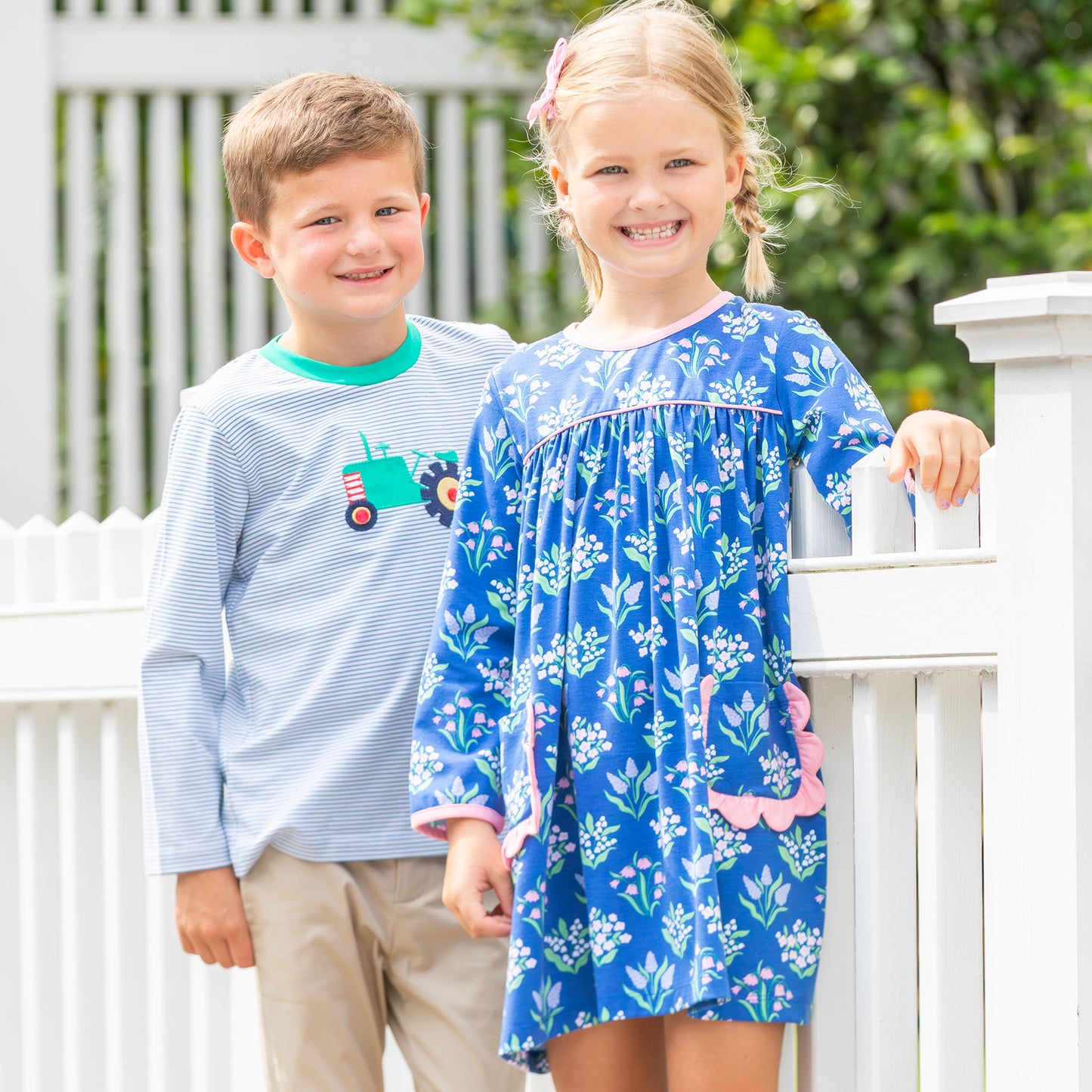 Girls Pocket Dress - Belle Bouquet