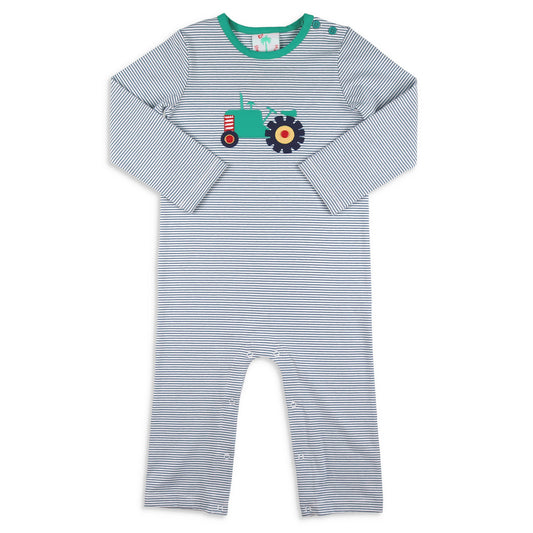 Boys Applique Romper - Field Day