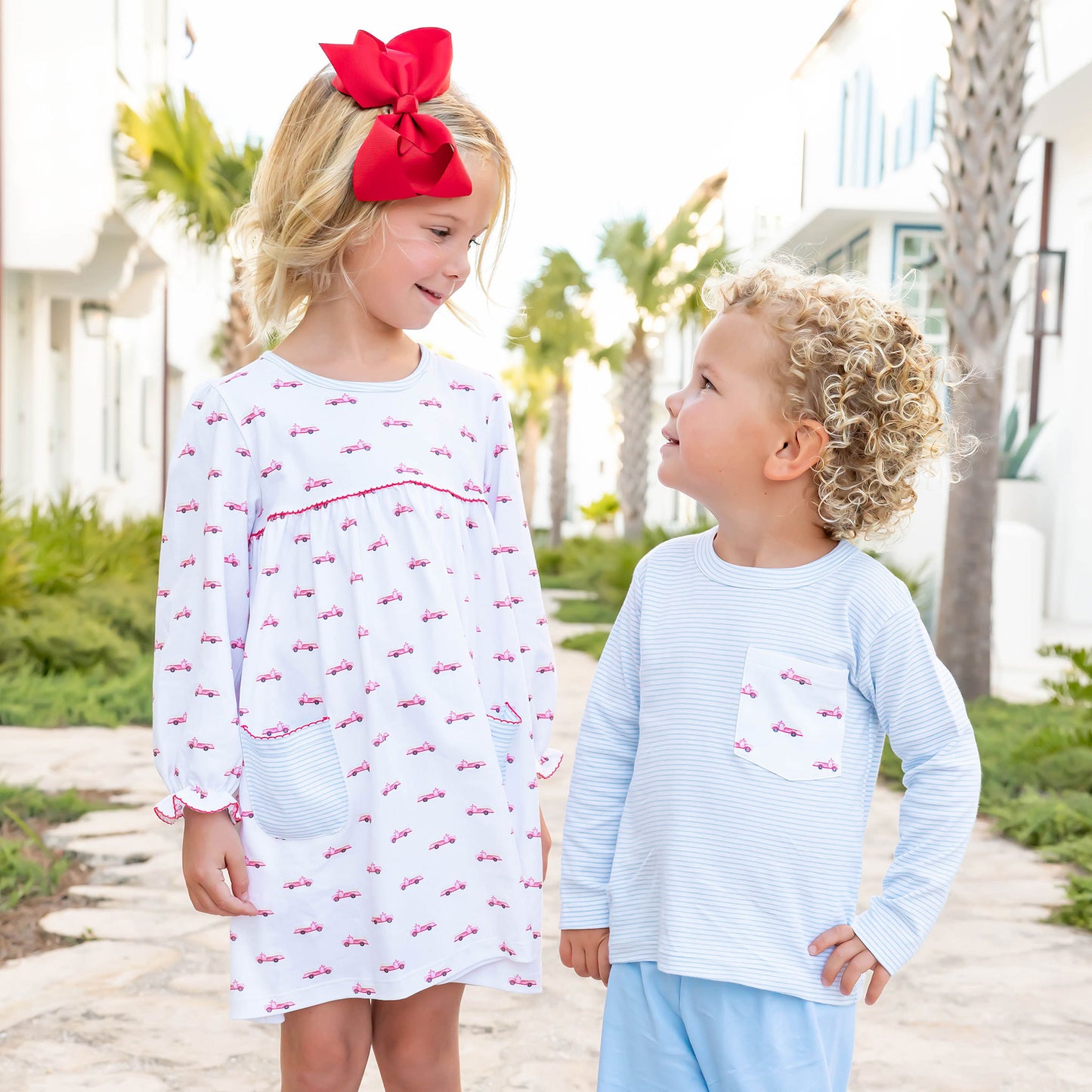Fire Truck Pima Dress