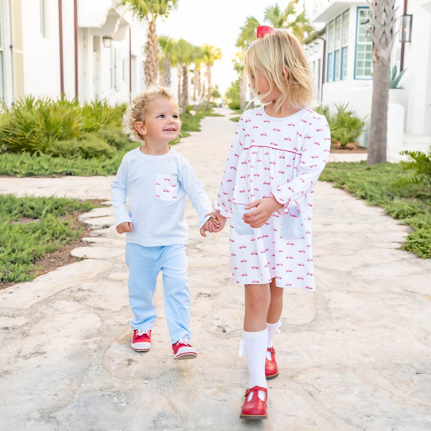 Fire Truck Pima Dress