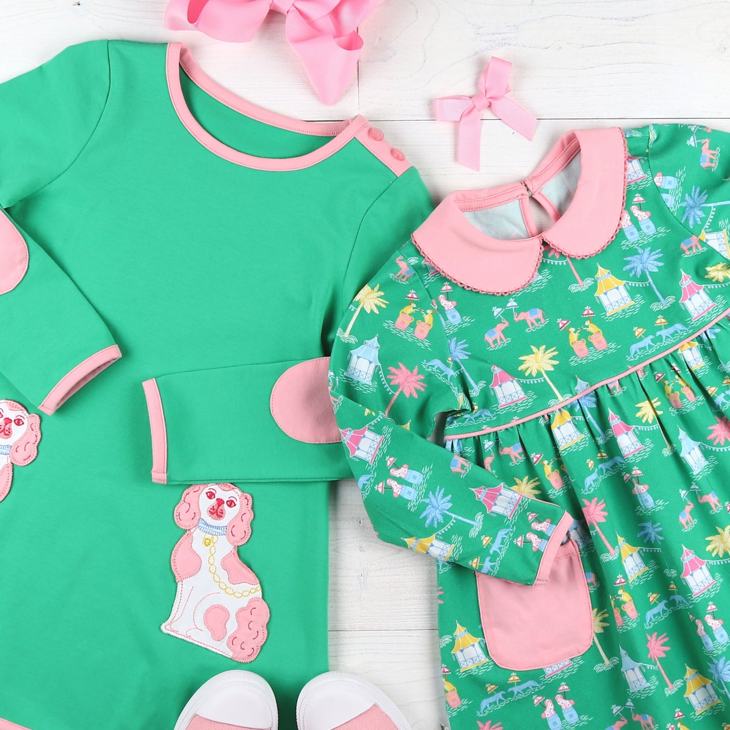 Girls Samantha Dress - Mahjong