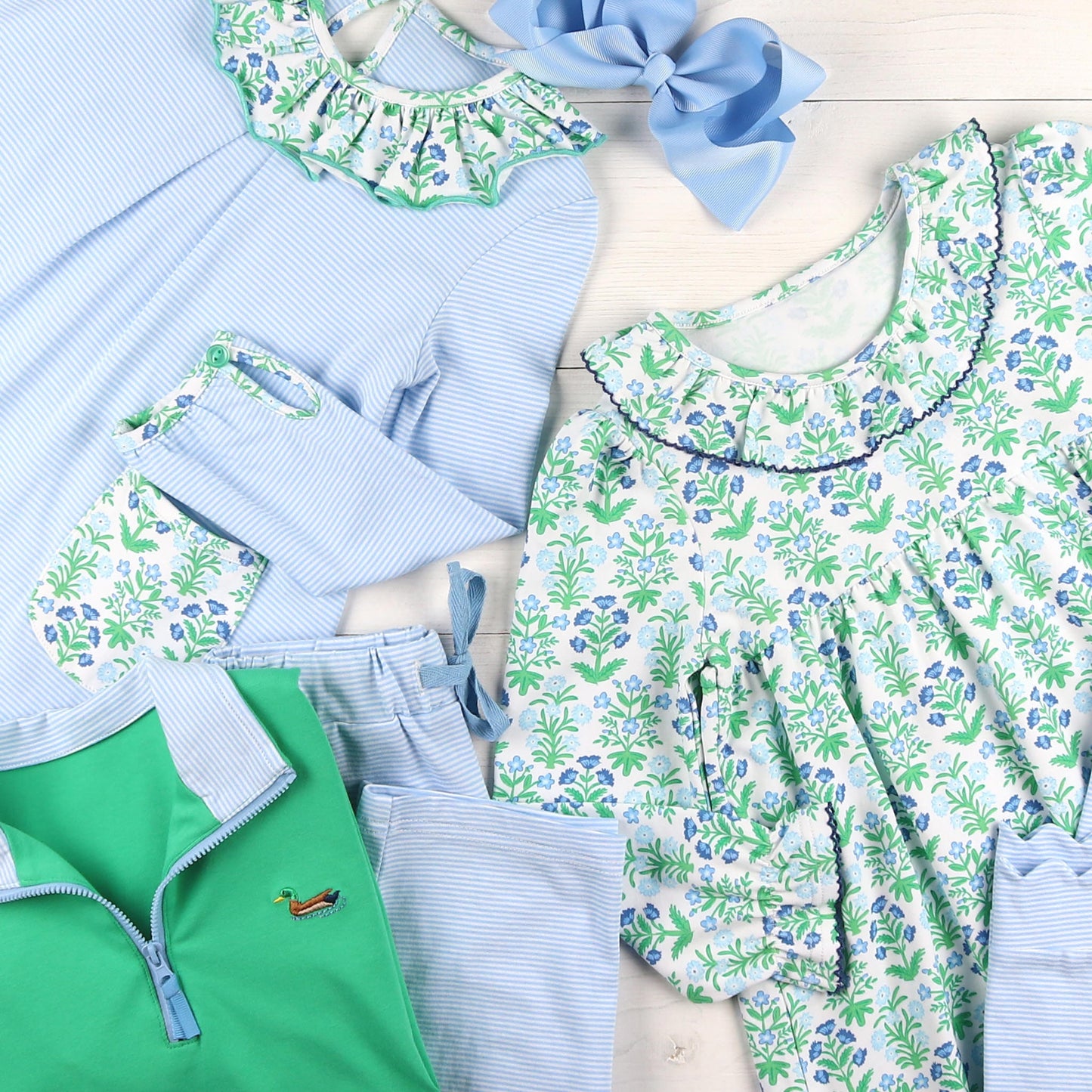 Girls Top - Cornflower Blue